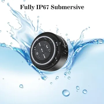 Bluetooth Shower Speaker - Waterproof & Portable Design