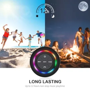 Bluetooth Shower Speaker - Waterproof & Portable Design