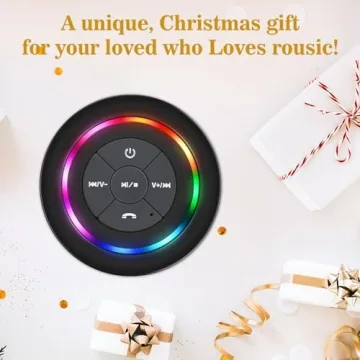 Bluetooth Shower Speaker - Waterproof & Portable Design