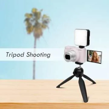 Rieibi ZV-1F Case, Soft Silicone Protective Case for Sony ZV1F/ZV-1M2/ZV-1 Mark II (NOT for ZV1) Vlog Camera, Lightweight ZV1F Case - Pink White