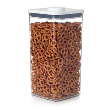 OXO Good Grips POP Container - Airtight Food Storage - Big Square Tall 6.0 Qt Ideal for Bulk Snacks ...