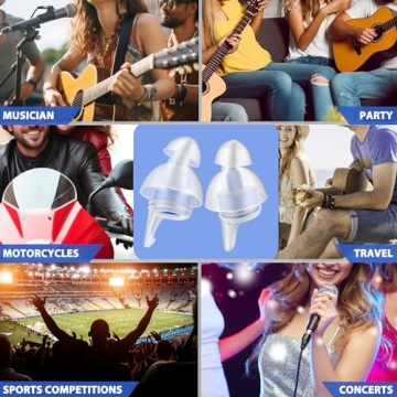 Laudexua High Fidelity Ear Plugs for Live Music Events