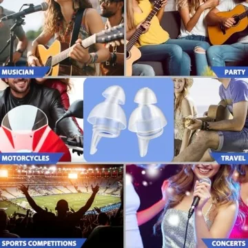 Laudexua High Fidelity Ear Plugs for Live Music Events