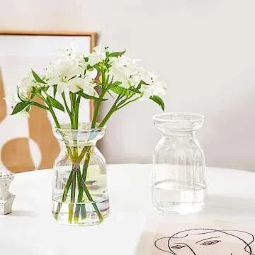 Gute Glass Vases for Decor: Modern Flower Centerpieces for Home