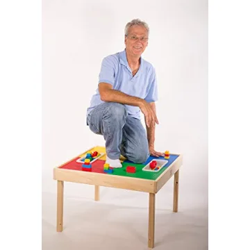 Fun Builder Kids Table Compatible with LEGO Blocks - Built to Last!
