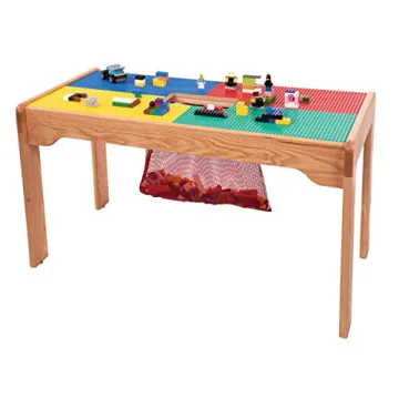 Fun Builder Kids Table Compatible with LEGO Blocks - Built to Last!