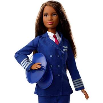Barbie Pilot Doll with Hat - Inspiring Adventure for Kids