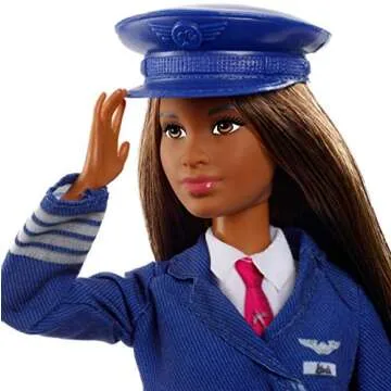 Barbie Pilot Doll with Hat - Inspiring Adventure for Kids