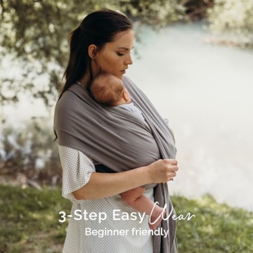 Boba Baby Wrap Carrier Hands-Free Newborn to Toddler Sling