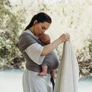 Boba Baby Wrap Carrier Hands-Free Newborn to Toddler Sling