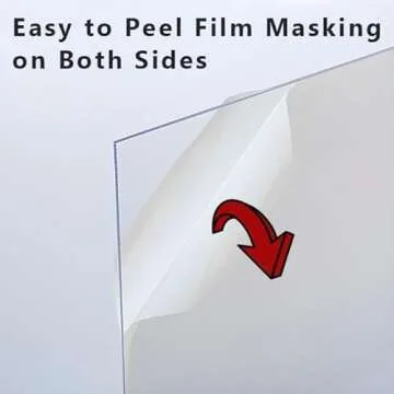 12"x18" (1/8") Spectra Glass Clear Polycarbonate Sheet. UV Coating on Both Sides. Impact and Weather Resistant. DIY, Arts, Crafts, Window Replacement. Sizes are Nominal Cut Within +-1/8". Made in USA