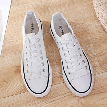 ZGR Women's Fashion Canvas Sneakers - Comfortable Platform Shoes