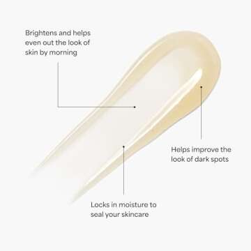 TULA Skin Care Bedtime - Bright Vita-Charge™ Overnight Brightening Treatment, Vitamin C & Niacinam...