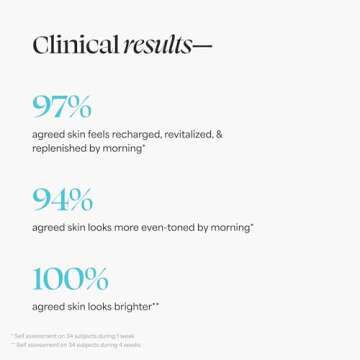 TULA Skin Care Bedtime - Bright Vita-Charge™ Overnight Brightening Treatment, Vitamin C & Niacinamide help Even Skin Tone & Texture, 1.7fl oz