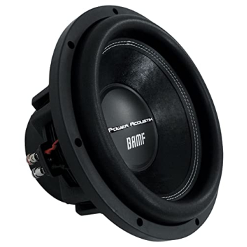 Power Acoustik BAMF-124 BAMF Series Subwoofer (12", 3,500 Watts max, Dual 4Ω), Black