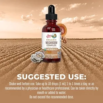 Organic Mushroom Complex by MaryRuth's - Health Boosting Drops