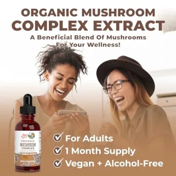 Organic Mushroom Complex by MaryRuth's - Health Boosting Drops