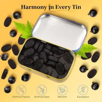 GRETHER'S Pastilles Classic Blackcurrant Natural Remedy Dry Mouth Relief - Soothing Throat & Healthy...