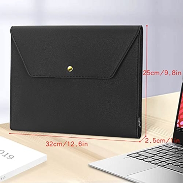 Toplive Stylish Document File Folder | Waterproof PU Leather Case
