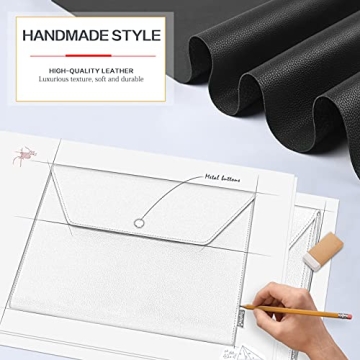 Toplive Stylish Document File Folder | Waterproof PU Leather Case