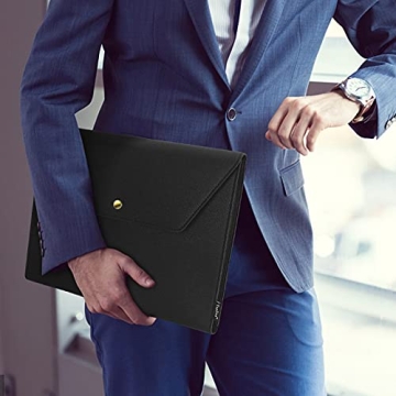 Toplive Stylish Document File Folder | Waterproof PU Leather Case