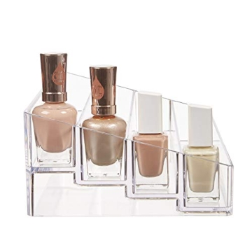Clear 4-Tier Nail Polish Organizer | Made in USA