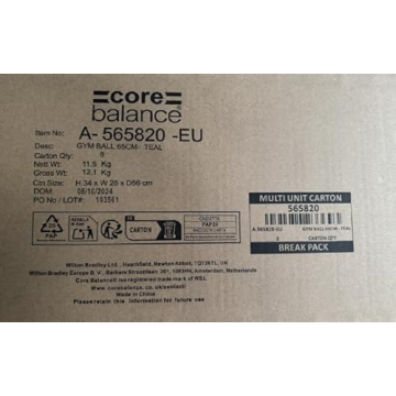 Core Balance Exercise Ball - Anti-Burst & Slip Resistant