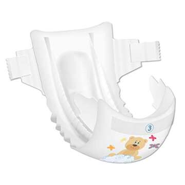 Bambo Nature Eco-Friendly Diapers for Sensitive Skin, Size 3