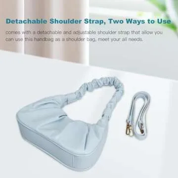 Classic Shoulder Mini Handbag Hobo Tote for Women