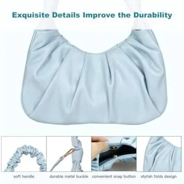 Classic Shoulder Mini Handbag Hobo Tote for Women