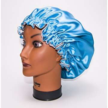 XX-LARGE Jumbo Reversible Satin Hair Bonnet - 50+ Colors Available