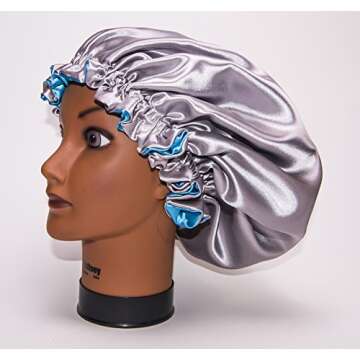 XX-LARGE Jumbo Reversible Satin Hair Bonnet - 50+ Colors Available