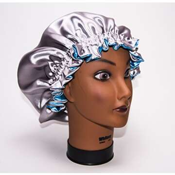 XX-LARGE Jumbo Reversible Satin Hair Bonnet - 50+ Colors Available