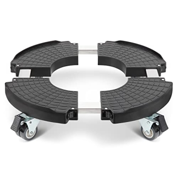 WBD WEIBIDA Heavy Duty Adjustable Plant Caddy with Wheels - 12 14 16 18 Inch Plant Rollers