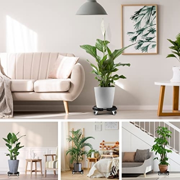 Adjustable WBD WEIBIDA Plant Caddy with Wheels