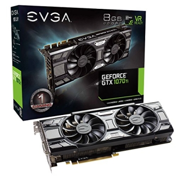 EVGA GeForce 08G-P4-5671-KR GTX 1070 Ti SC GAMING ACX 3.0 Black Edition