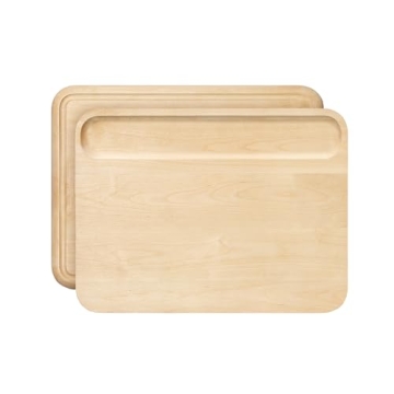 Caraway Cutting Board - Medium (14 x 10”) - Double Sided Wood Cutting Board - Made From FSC-Certif...
