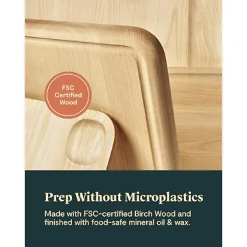 Caraway Medium Cutting Board - Eco-Friendly Birch Wood