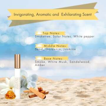 Jennifer Aniston Solstice Bloom Perfume for Women Rollerball EDP 0.33 Ounces