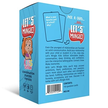 Let’s Mingle Kids Conversation Cards for Meaningful Fun
