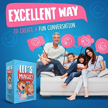 Let’s Mingle Kids Conversation Cards for Meaningful Fun