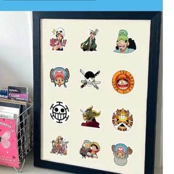 Adorable 50pcs Anime One Piece Waterproof Stickers