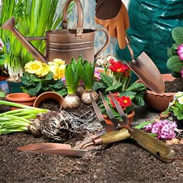 Stylish Gardening Tools Set with Watering Can & Tote