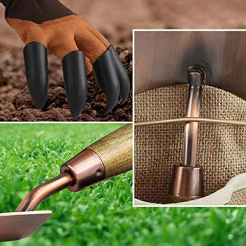 Stylish Gardening Tools Set with Watering Can & Tote