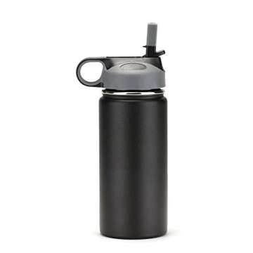 Quality Excellence Straw Lid Fits Hydro Flask Wide Mouth Bottles with One Extra Straw