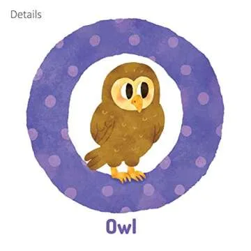 DECOWALL DS8-1608 Watercolour Animal Alphabet ABC Kids Wall Stickers Decals Peel and Stick Removable for Nursery Bedroom Living Room Art murals Decorations