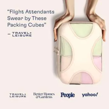 Shacke 5-Piece Packing Cubes Set for Organized Travel