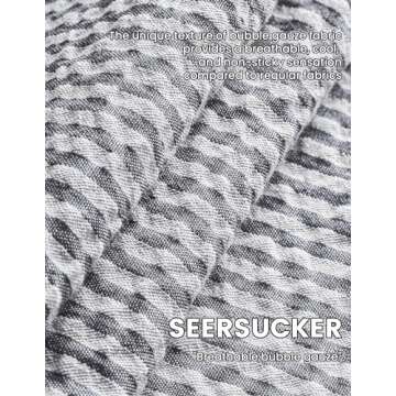 VATPAVE Mens Striped Summer Button Down Beach Shirt