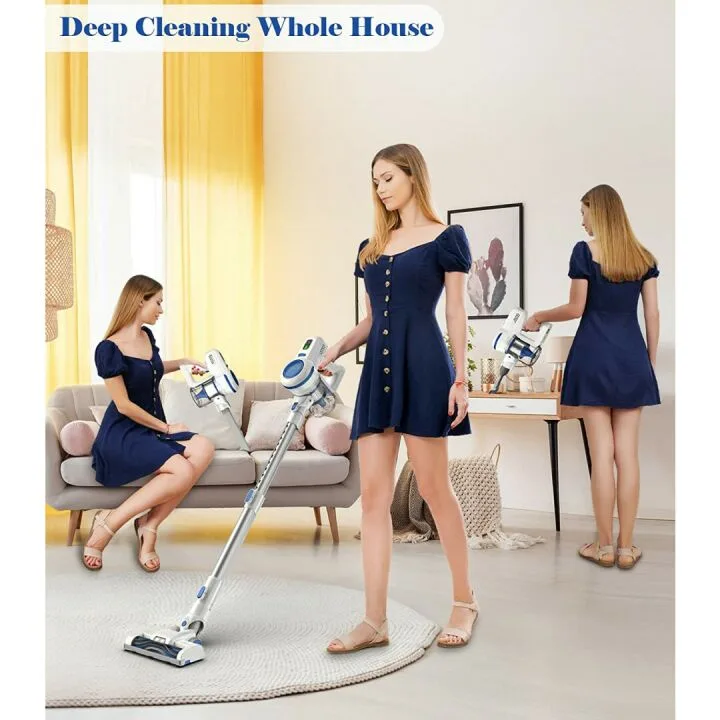 ORFELD Cordless Vacuum with 22000Pa Suction Power