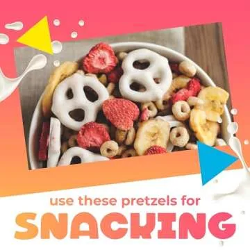 Yogurt Covered Pretzels, Salted Pretzels in Sweet Vanilla Yogurt, 40 Ounces